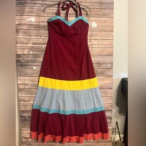 Maeve Halter Maxi Sundress